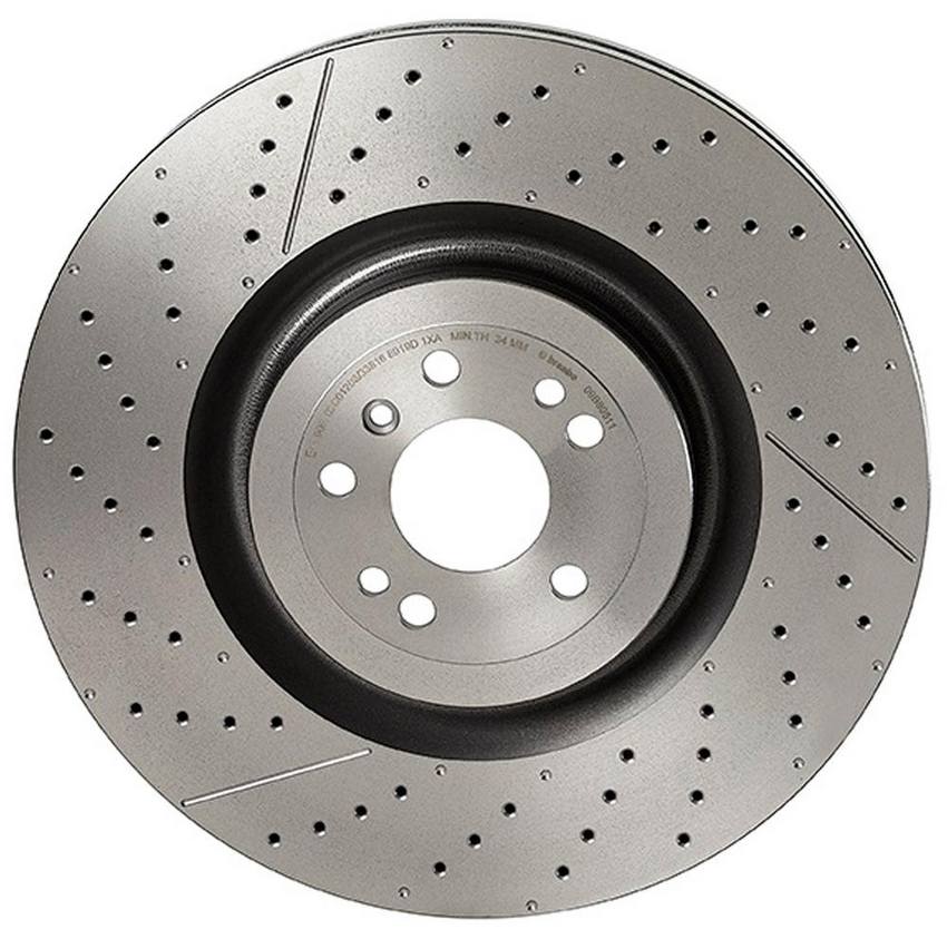 Mercedes Brembo Disc Brake Rotor - Front (390mm) 1664210512